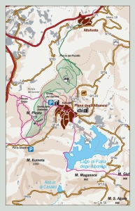Mappa sentieri Monreale