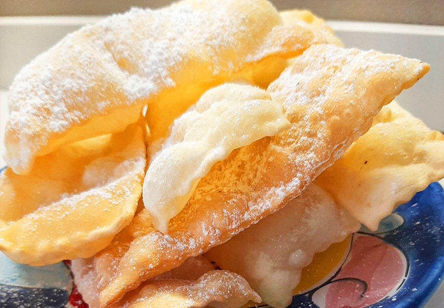 Chiacchiere piatto finito